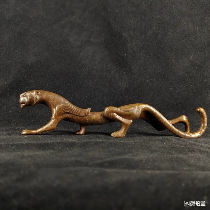 海外精工】翼虎笔架 铜笔架 毛笔搁 文房四...
