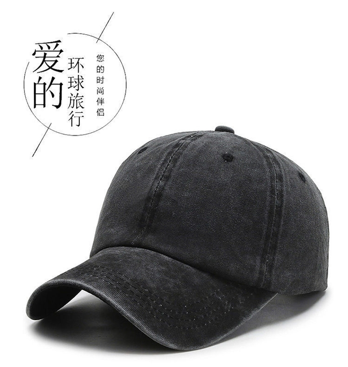 【特价包邮】水洗牛仔帽子男春夏韩版遮阳做旧...