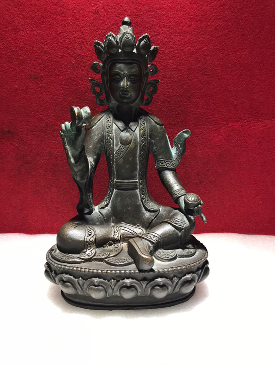 藏传铜佛像一尊
