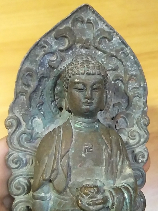 老佛像，铜佛像！开脸漂亮，包浆自然！转给有...