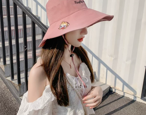 【告白价】南极人可爱卡通遮阳帽子女春夏季防...
