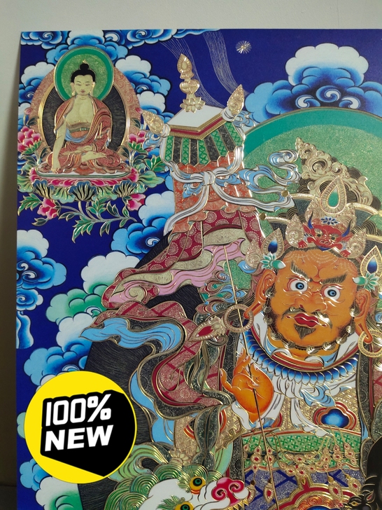 财宝天王铜板手工雕刻画,画心规格:450*...