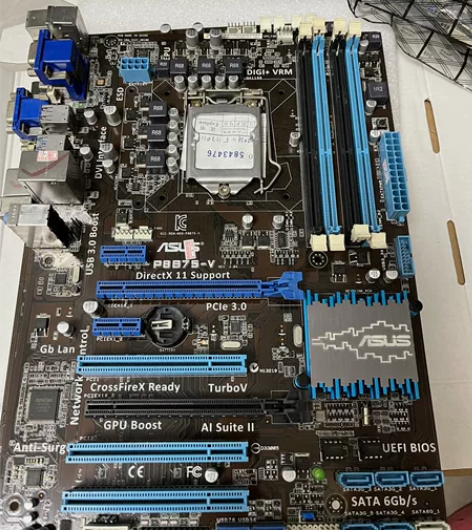 华硕PB875v 拆机主板，包点亮，正常使...