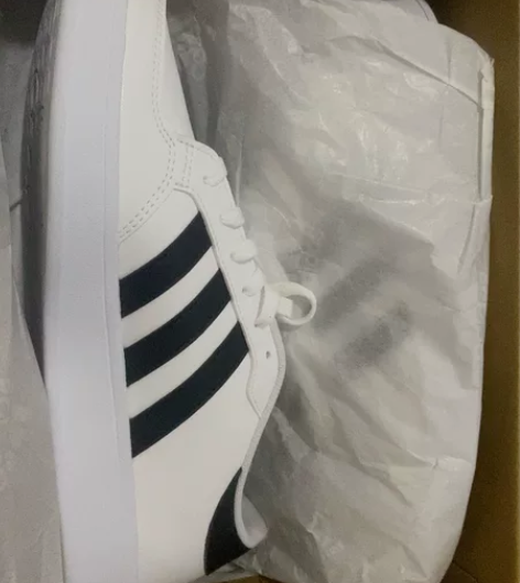 adidas网球文化休闲鞋FX8707，个...