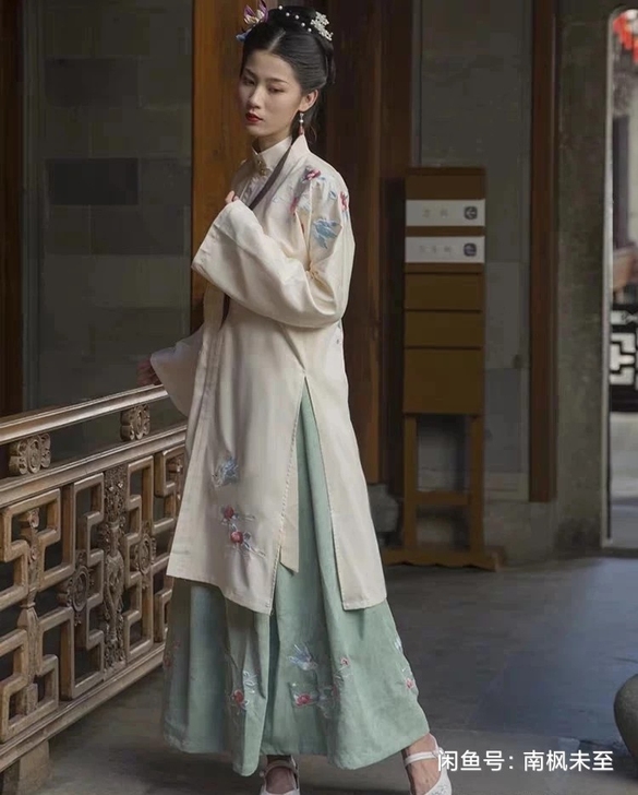 玉京箫 鹊语 秋冬季厚款汉服一套