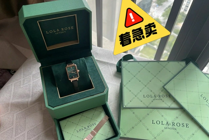品牌型号:LolaRose罗拉小绿表手表正...