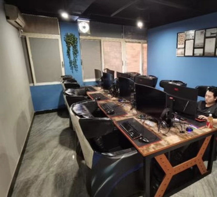 网咖9层新电脑全套十六核 1060独显 台...