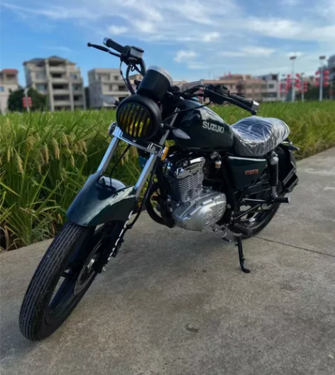 铃木进口复古太子 链条机 150cc 墨...
