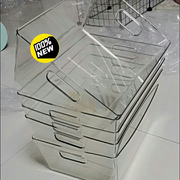 【特大号3个装30.9包邮】书箱收纳箱透明...