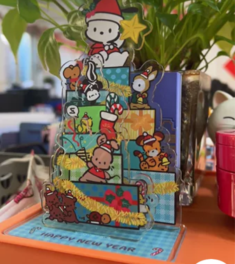 【全新包邮】卡通帕恰狗立体新年气氛桌面装饰...