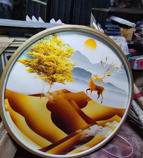 销售各种装饰画,可装裱字画,刺绣画等。 喜...