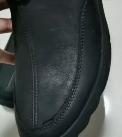 男款头层牛皮套脚休闲软皮软底鞋,断码40码...