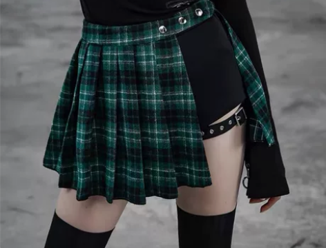 PUNK RAVE 朋克哥特暗黑风假两件A...