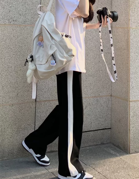 2022新款春秋休闲运动裤女夏卫裤潮ins...