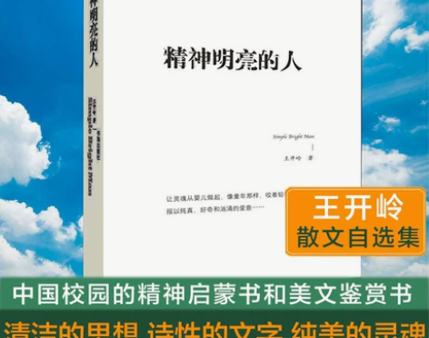 正版包邮现货精神明亮的人王开岭散文随笔自选...