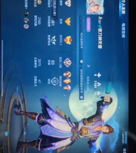 王者苹果QQ区账号多限定传说皮肤，唯一夜刀...