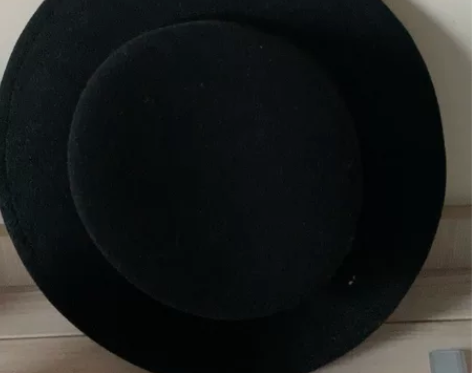 黑色礼帽 ,头围(56cm-58cm)内部...
