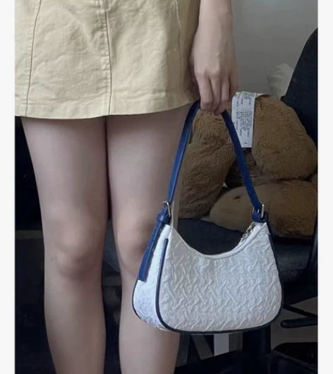 褶皱腋下包高级感小众包包女今年流行时尚单肩...