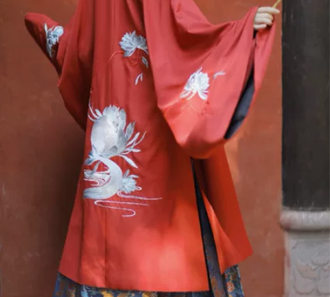 兰若庭汉服 乘黄披风M码 明制 全新仅...