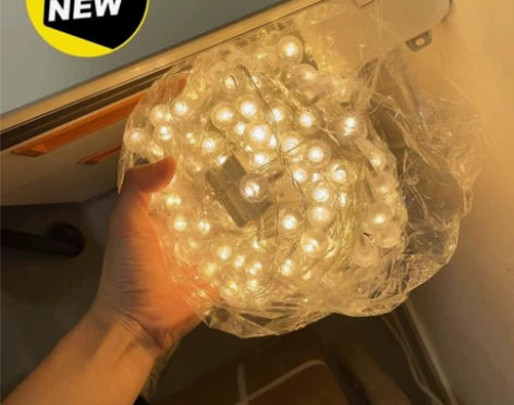 露营买多了全新10米露营灯串LED星星彩灯...