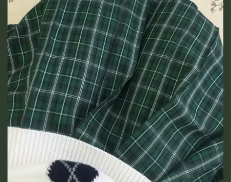 【预/定】#怡宝# 墨绿格百褶裙 5月1...