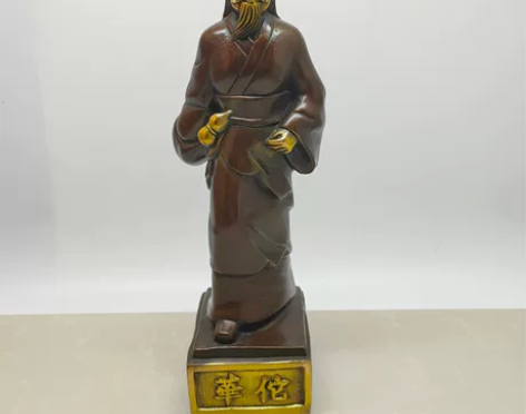 神医华佗 黄铜仿紫铜鎏金复古工艺 批发¥1...