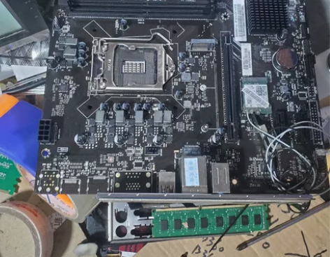全新宏碁B560M主板 6+1供电全给CP...