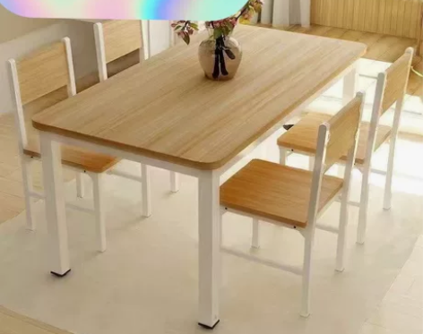 餐桌椅组合小户型家用吃饭桌子长方形饭店桌椅...