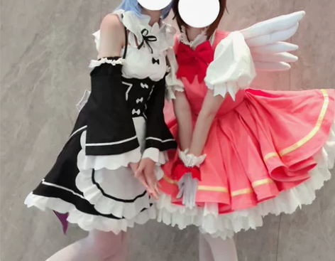 火花动漫魔卡少女樱cos服小樱cos红白战...