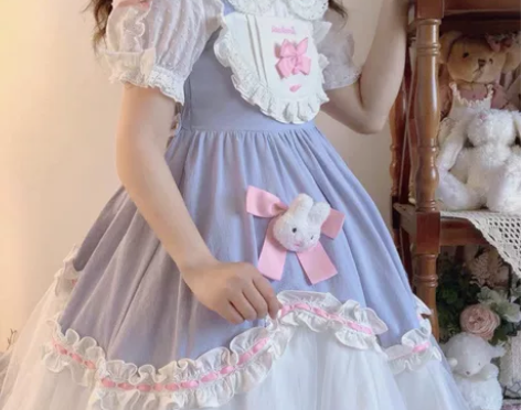 小兔叽jsk 原创甜系lolita裙子 吊...