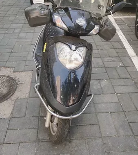 豪爵新悦星125摩托车。钢上完保险,必须过...