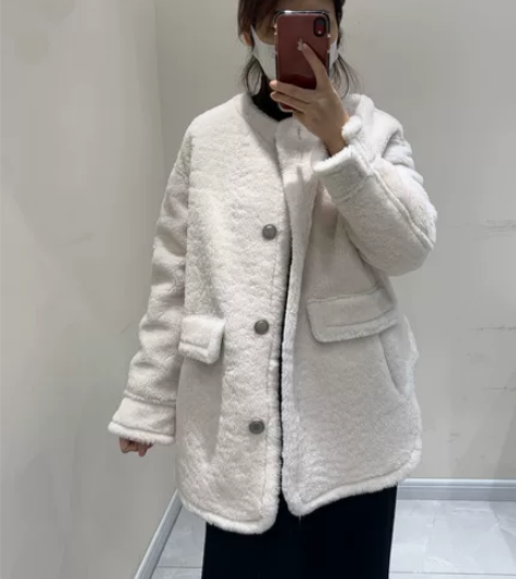 Jilsande*极简风皮毛一体,皮料是进...