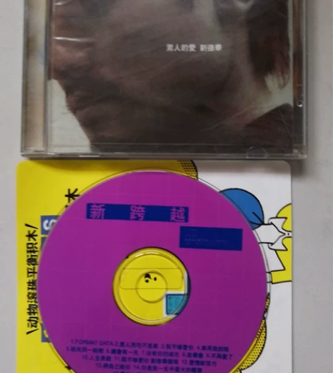 劉德華男人的愛cD片一張 品相可以，放音正...