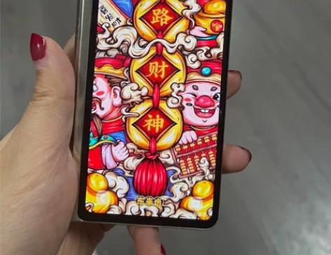 三星w21,实拍图片,轻微划痕,内外屏无损...