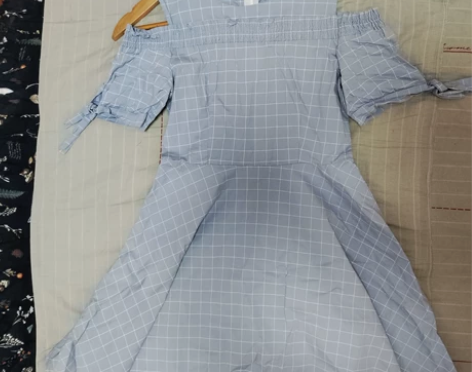 蓝色连衣裙s码 可以几乎全新S￥20