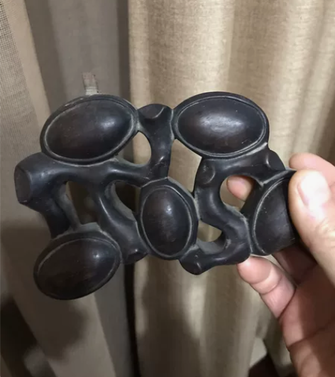 老红木(紫檀)构件(雕刻件),可当笔架,闲...