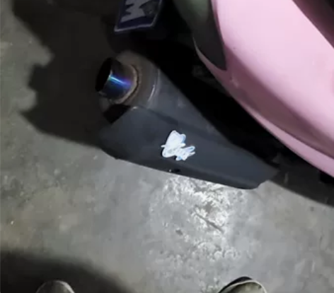 飞鹰花嫁声浪排气,雅马哈100C发动机通用...