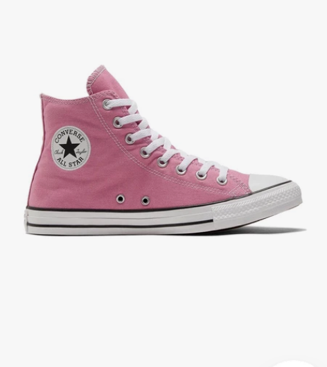 CONVERSE 匡威粉色高帮帆布鞋 休闲...