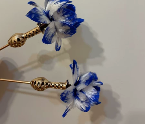 绒花非遗绒花 练手作品低价出售，只有一支啦