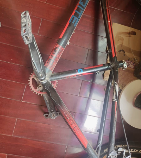 出一个qite铝合金山地车车架 价格好谈 ...