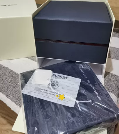 L 手表礼盒说明书质保卡全套全新 手表在戴...