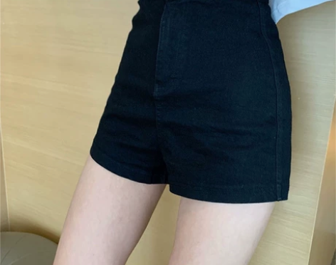 【不砍价 收货慢别来】 黑色牛仔短裤女夏装...