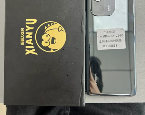 已验机！小米11pro 12+256G 黑...