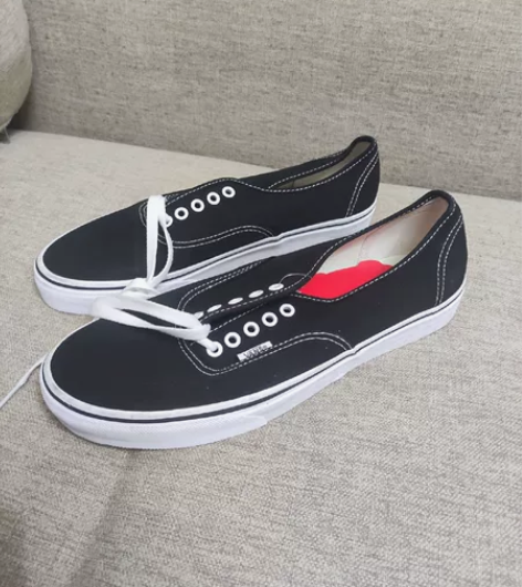 VANS女鞋男鞋Authentic黑白海军...