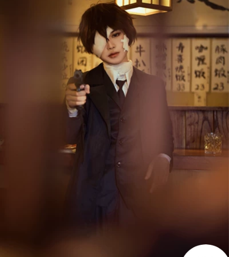 出三町目家文豪野犬黑时代太宰治cos服和c...