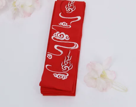 全新 如梦霓裳汉服女装绣花发带山海经刺绣花...