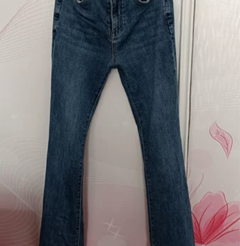 阔腿牛仔裤女夏秋季薄款2022新款高腰显瘦...