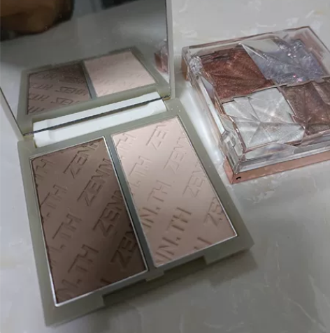 双色修容阴影鼻影粉修容哑光高光侧影发际线修...