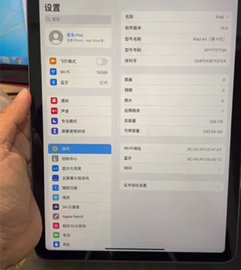 iPad Air4 WiFi版256G(2...