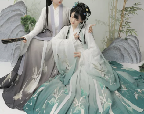 汉服女中国风夏晋制交领正品原创改良仙气日常...